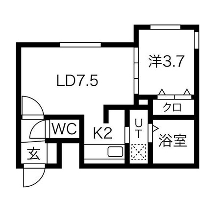 F-HOUSE発寒の物件間取画像